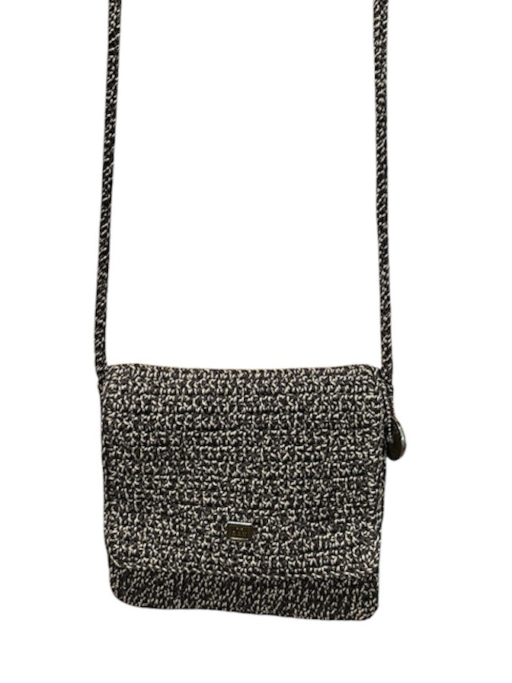 The Sak Brown Woven Crossbody Bag for Women EUC